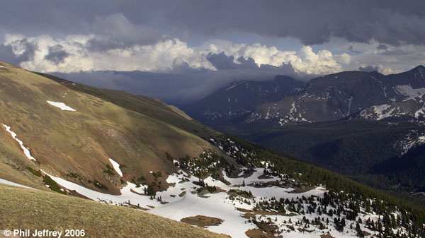 Trail Ridge Road in Rocky Mountain National Park